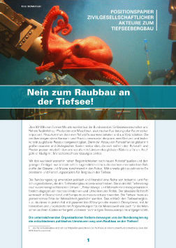 Publikationscover das in der oberen Hälfte einen Oktopus der sich auf einen Unterwasserroboter legt. In der unteren Hälfte beginnt der Text.