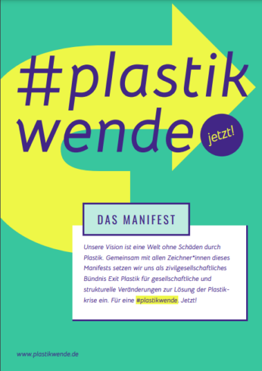 #Plastikwende das Manifest